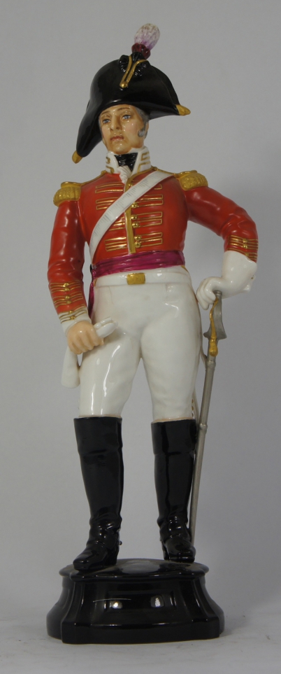 Appraisal: Royal Worcester Figure Officer of the rd Dragoon Guards -