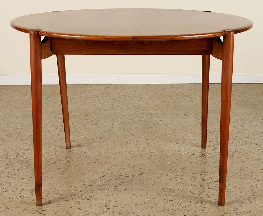 Appraisal: DANISH STYLE FLIP TOP GAMES TABLE CIRCA A Danish style