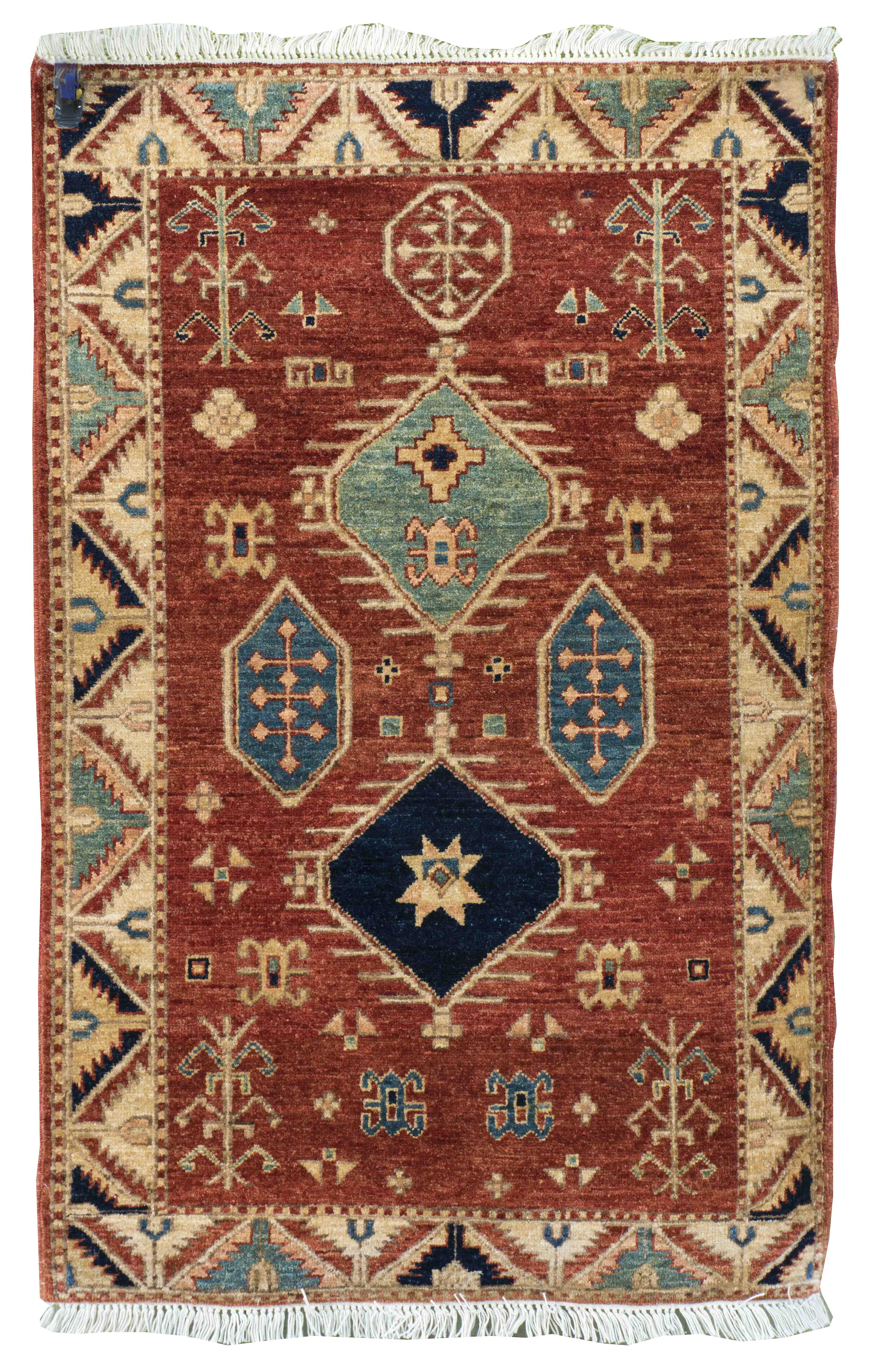 Appraisal: ORIENTAL RUG PERSIAN DESIGN ' x ' A dark red