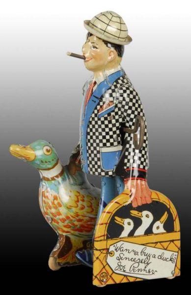 Appraisal: Marx Tin Wind-Up Joe Penner His Duck Toy Description Includes