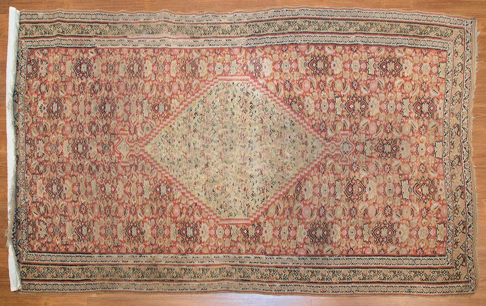 Appraisal: Antique Senna Kelim Rug approx x Persia circa Condition Some