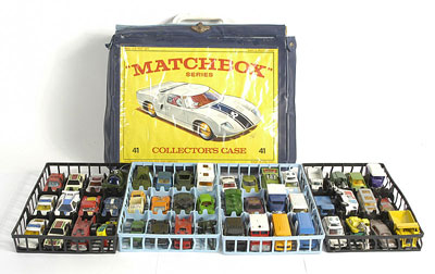 Appraisal: Matchbox No Collectors Case and Cars - Matchbox Carry Case