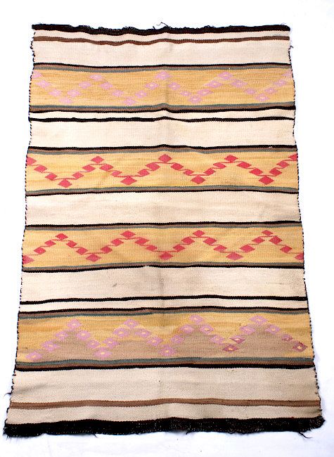 Appraisal: Navajo Wide Ruins Style Wool Rug For your consideration is