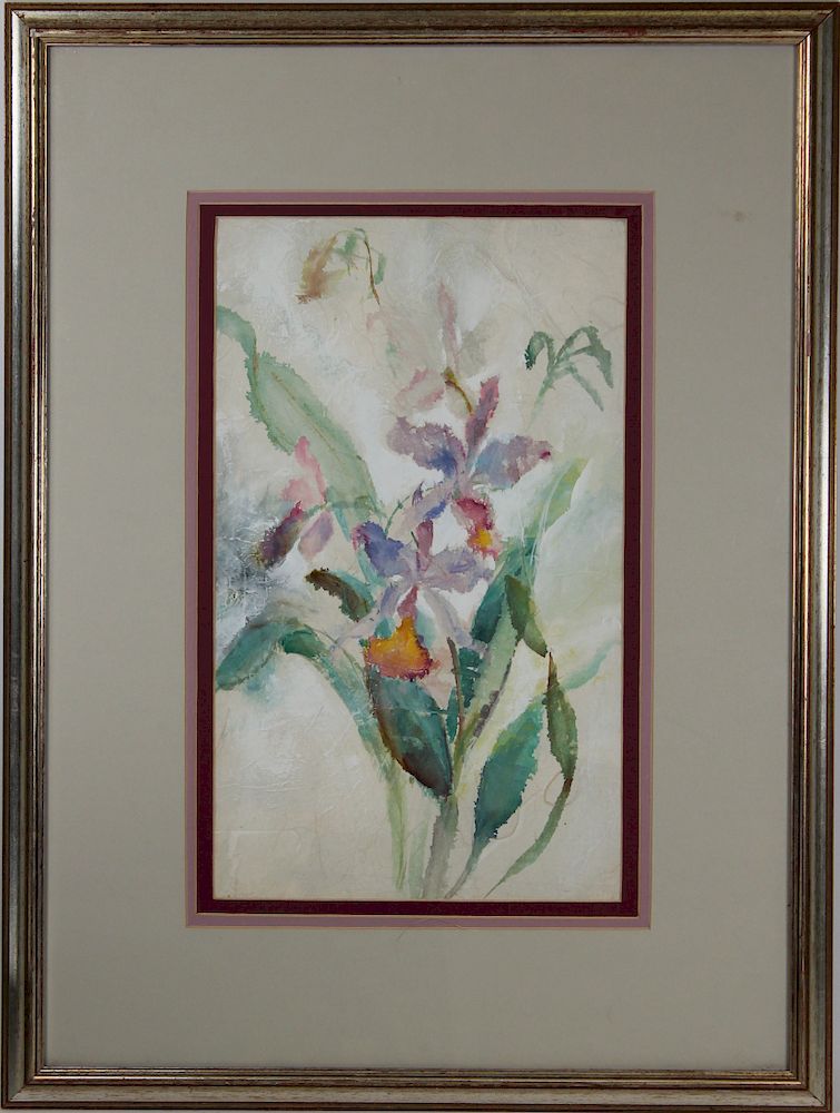 Appraisal: th C Framed Still Life Watercolor th C Framed Still