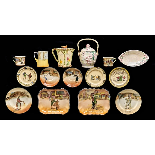 Appraisal: A quantity of Royal Doulton series ware pottery a Wadeheath