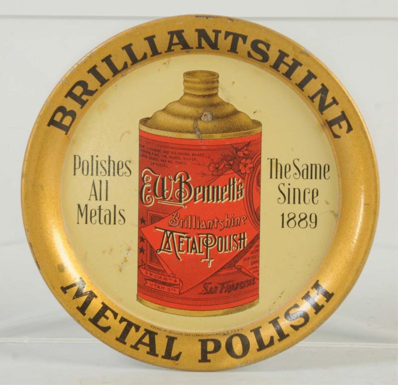 Appraisal: Brilliantshine Polish Tip Tray This tray has a few small