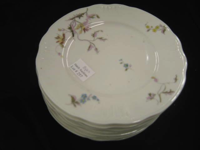 Appraisal: Set of Limoges Porcelain Dessert Plates floral