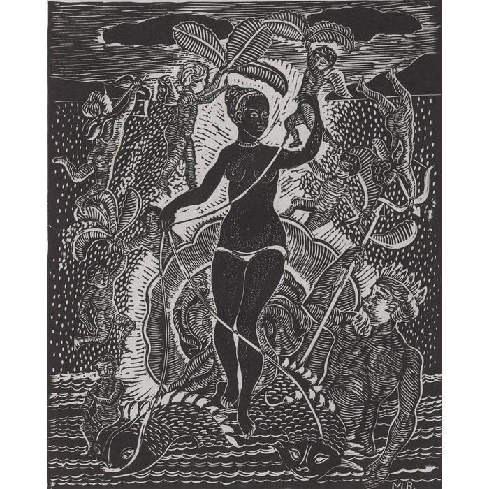 Appraisal: Margaret Taylor Goss Burroughs African-American - ''Black Venus '' c