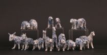 Appraisal: A Menagerie of Seventeen Porcelain Animals ca Late th Century