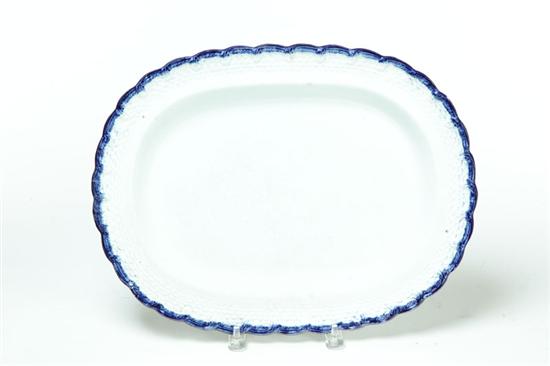 Appraisal: FEATHER EDGE PLATTER England st half- th century soft paste