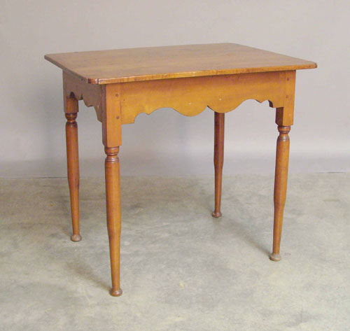 Appraisal: New England Queen Anne maple tavern table th c h