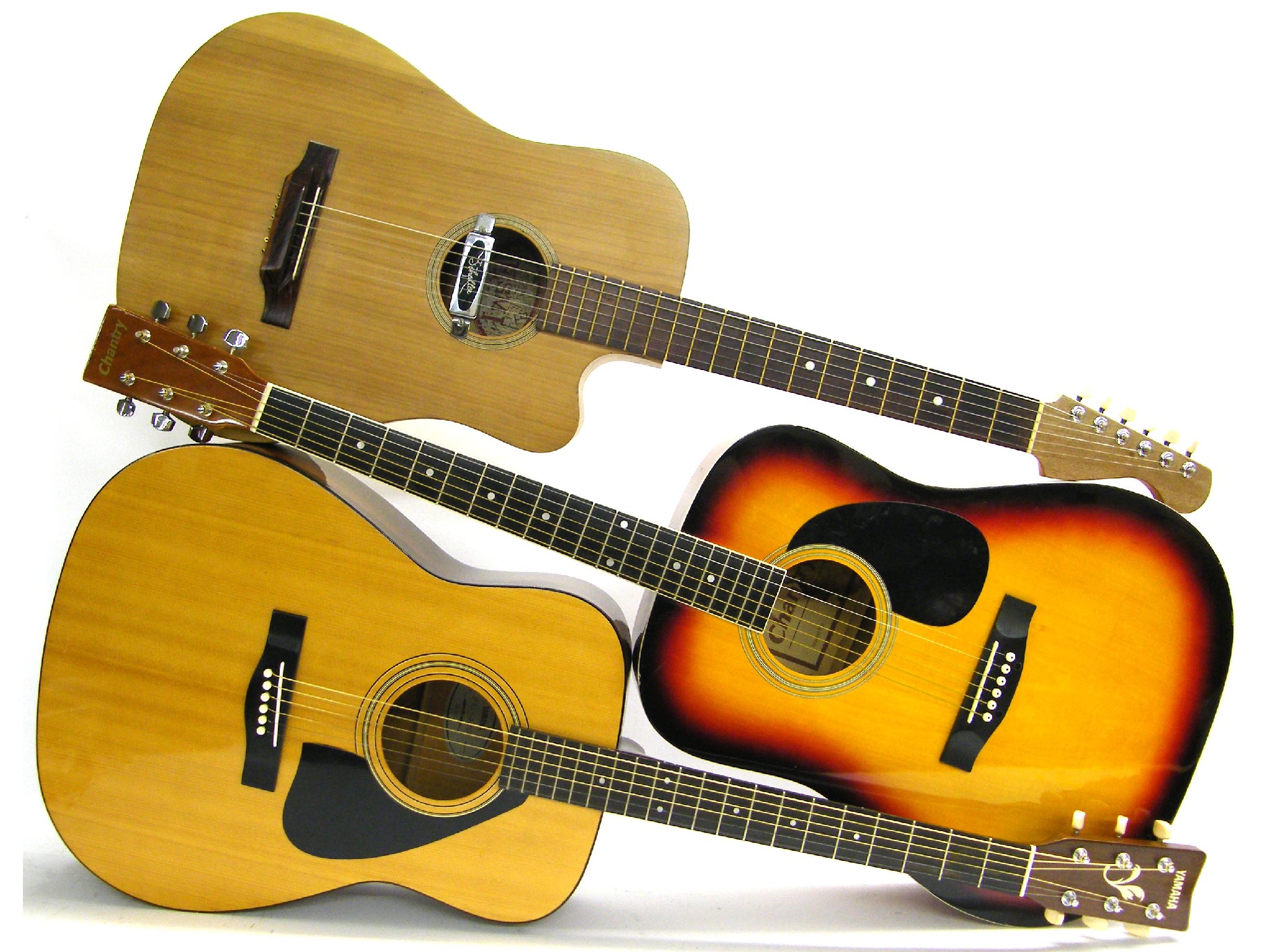 Appraisal: Yamaha FG- acoustic guitar together with an Esmi acoustic guitar