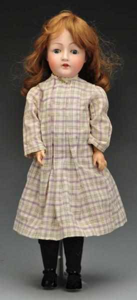 Appraisal: Gebr Ohlhaver Child Doll Description German bisque socket head incised