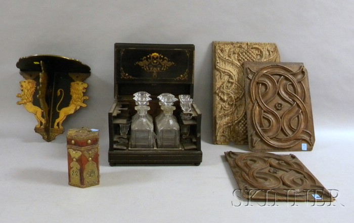 Appraisal: Six Assorted European and Asian Decorative Items including a Continental