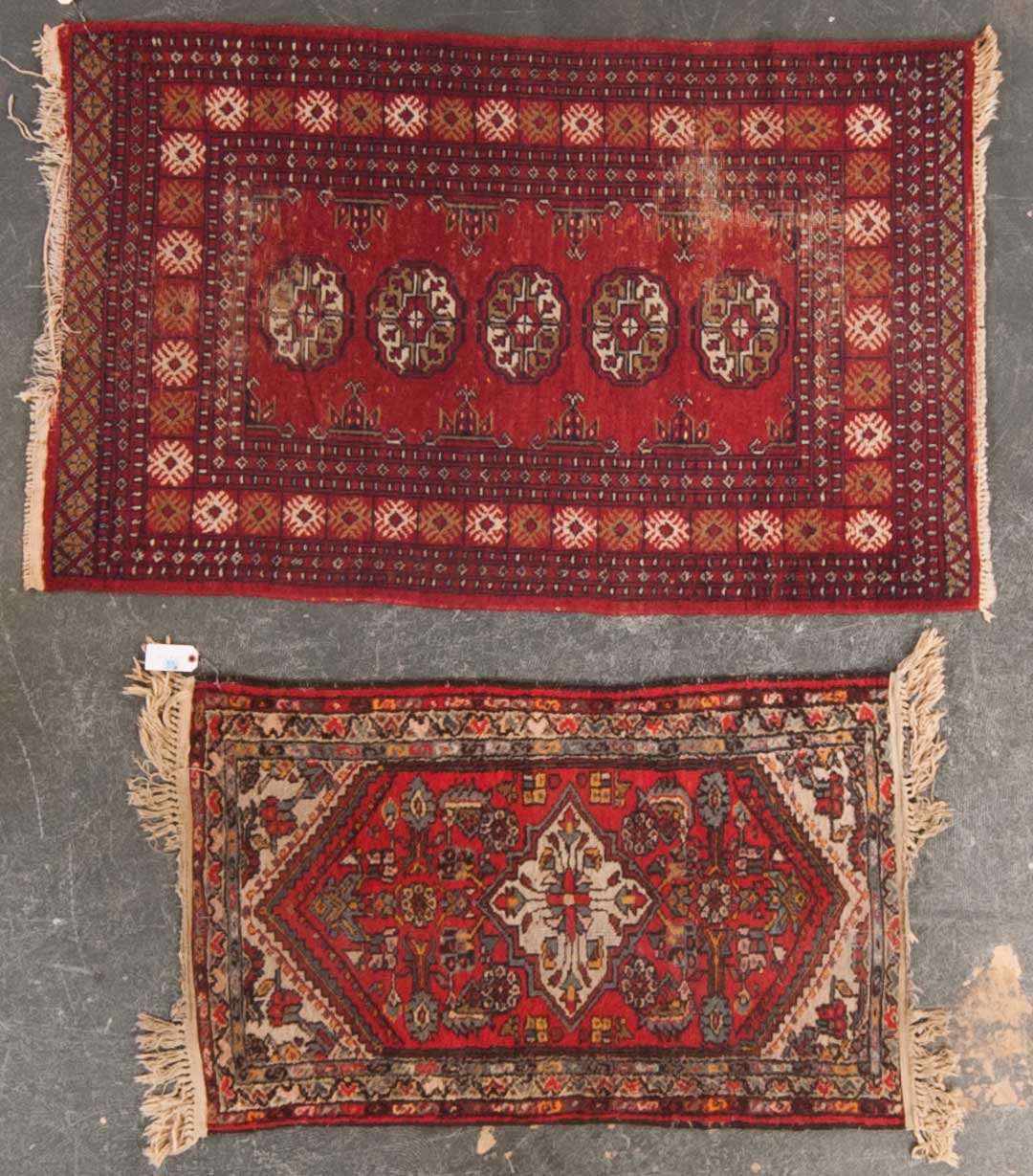 Appraisal: Two rugs one Hamadan rug and one Bohkara rug Hamadan