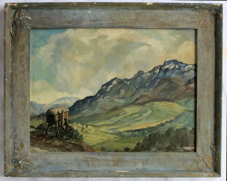 Appraisal: CHESTER GLENN MURPHY OIL ON CANVAS BOARD Kansas Oregon -