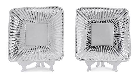 Appraisal: A Pair of French Silver Deep Serving Dishes Cartier th