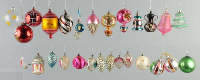 Appraisal: Lot of Christmas Ornaments Condition Very Good - Excellent Size