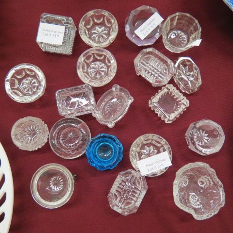 Appraisal: Glass Salt Cellars wide variety