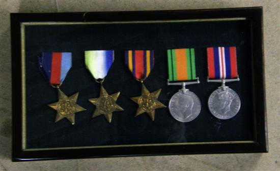 Appraisal: Second World War medal group The - star The Atlantic