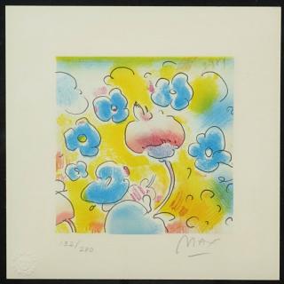 Appraisal: Peter Max American born Color Lithograph Peter Max American born