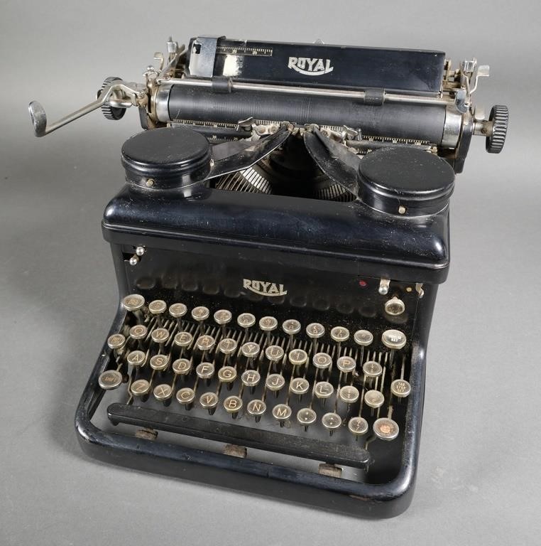 Appraisal: Royal manual typewriter Serial HM- Approx lbs shipping info This