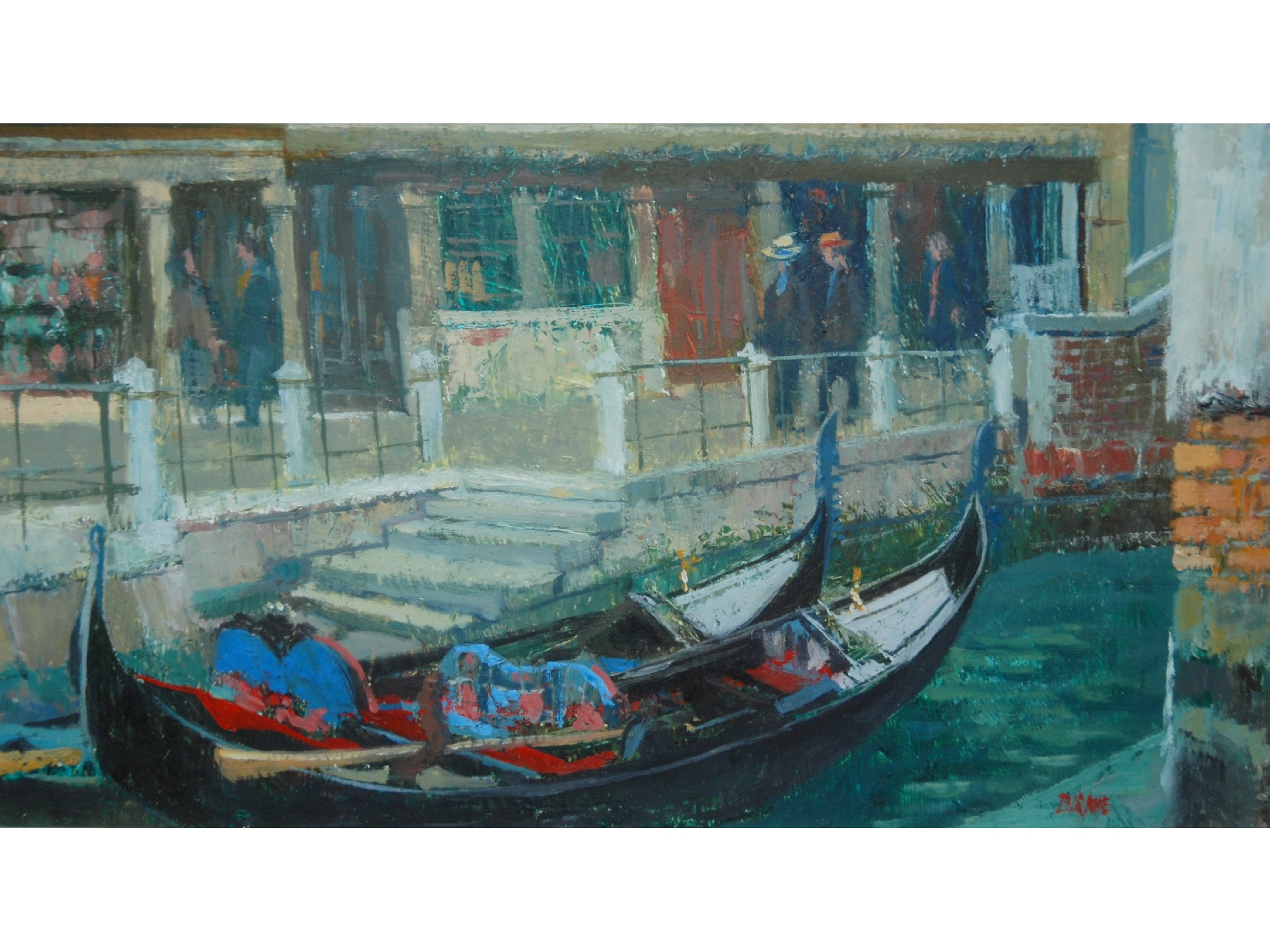 Appraisal: WILLIAM BIRNIE RSW Scottish - GONDOLA GONDOLA VENICEOil on board