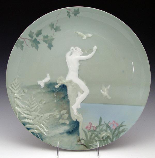 Appraisal: ROSENTHAL PATE SUR PATE CHARGER CA 'S Depicting a nude