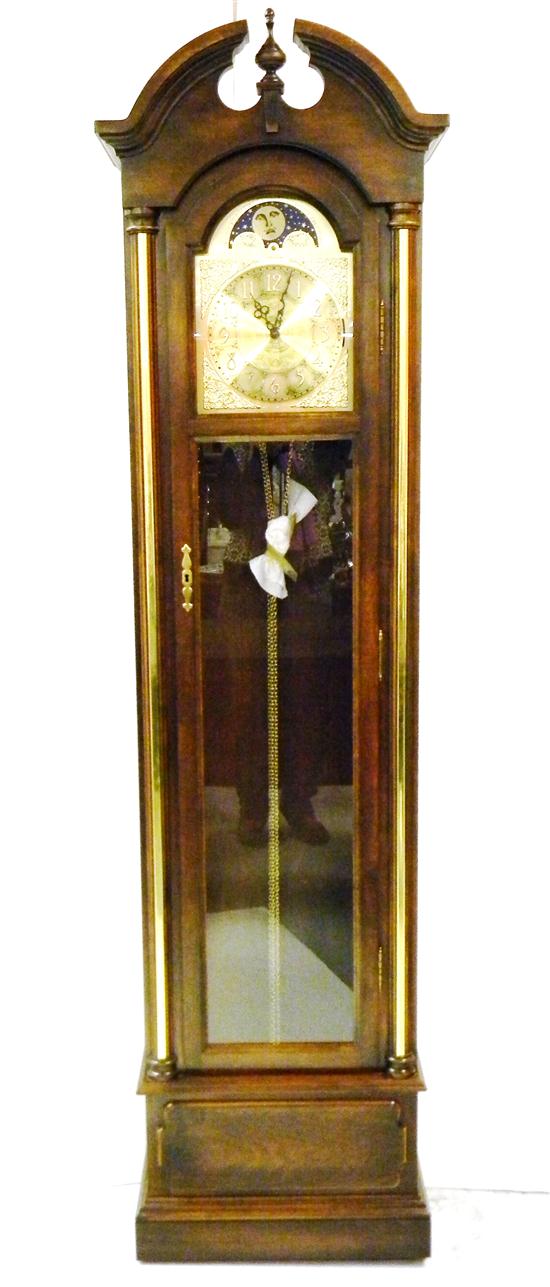 Appraisal: Seth Thomas mahogany tall case clock with swan neck pediment