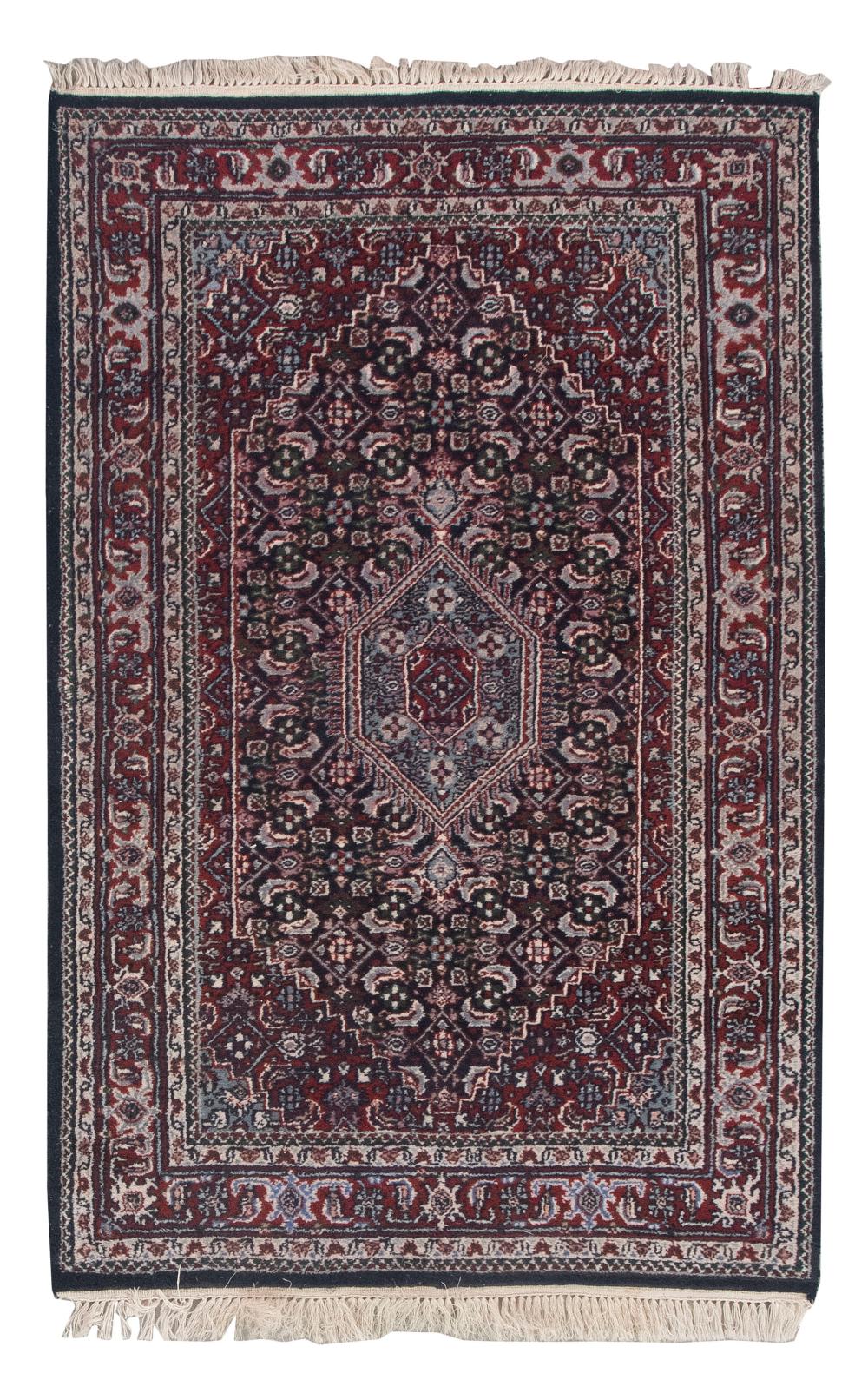 Appraisal: BIDJAR DESIGN RUG X LATE TH CENTURYBIDJAR DESIGN RUG '