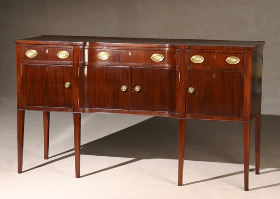 Appraisal: Federal Mahogany Sideboard Probably Mid-Atlantic States First Quarter th Century