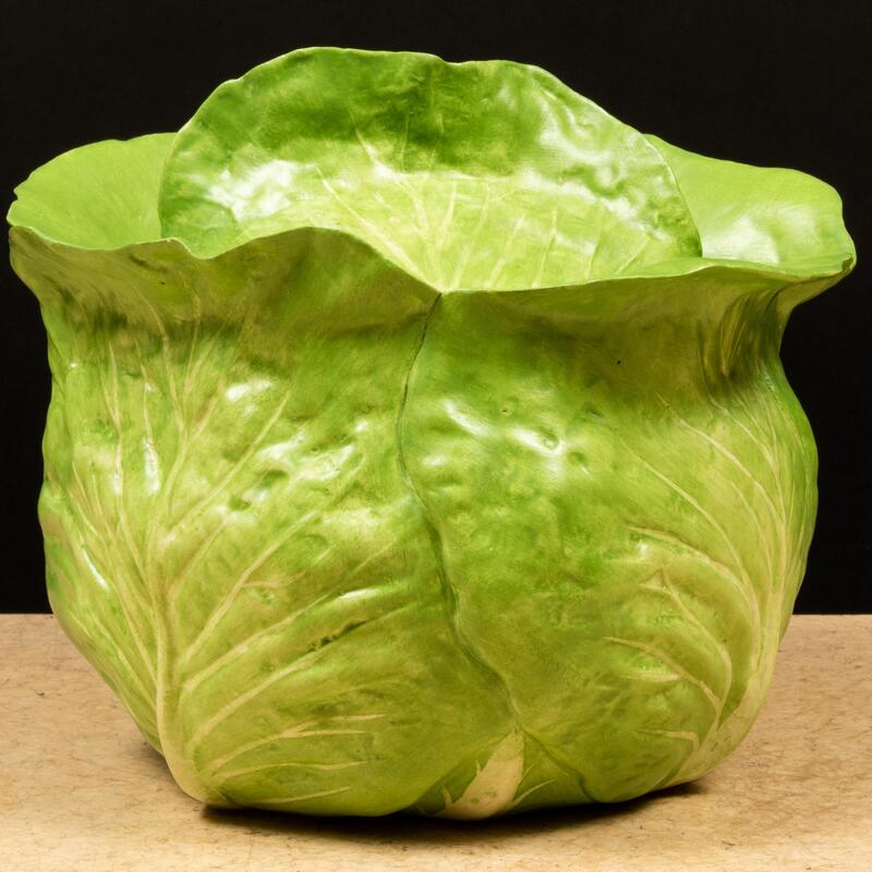 Appraisal: Mary Kirk Kelly Porcelain Cabbage Tureen Painted signature x x