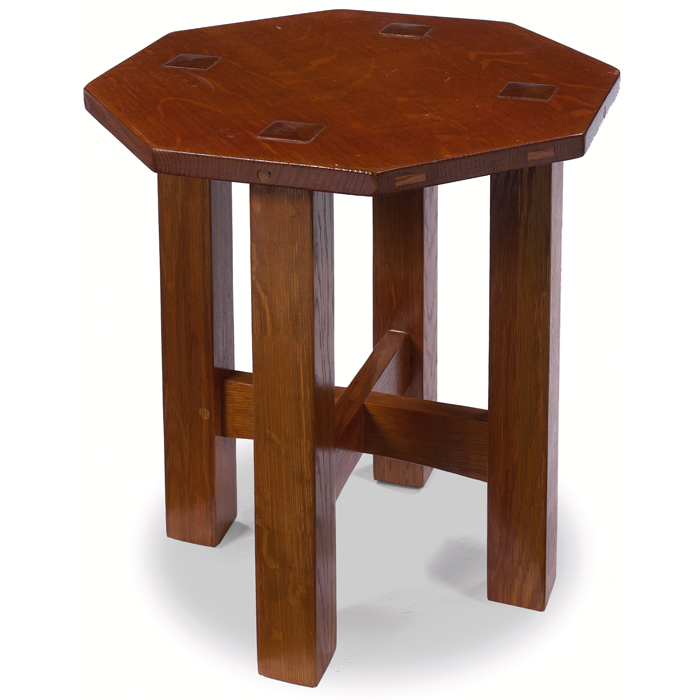 Appraisal: Arts and Crafts style tabouret contemporary similar to L and