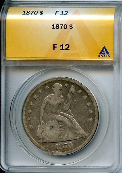 Appraisal: Fine ANACS As graded with dark gray surfaces PCGS