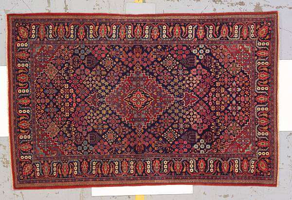 Appraisal: A Dabir Kashan rug Central Persia circa size approximately ft