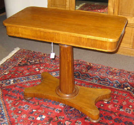 Appraisal: ENGLISH TH CENTURY MAHOGANY SIDE TABLE Rectangular top with all