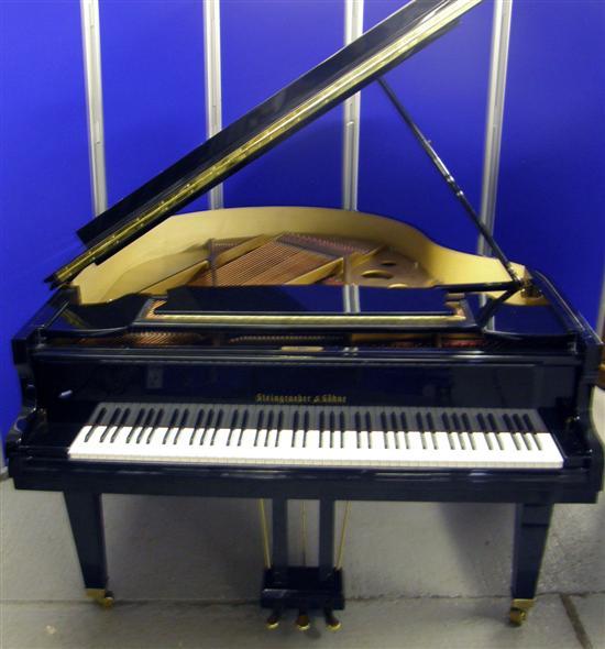 Appraisal: Modern Steingraeber Sohne ebonised boudoir grand piano model No and