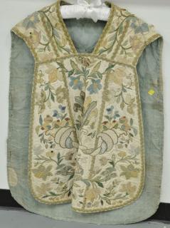 Appraisal: Silk embroidered robe probably th century Silk embroidered robe probably