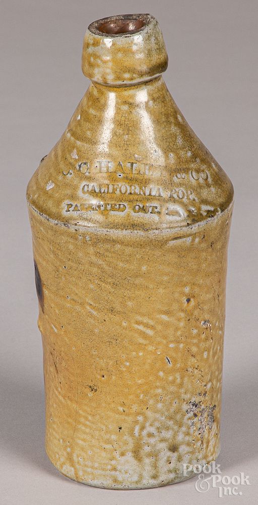 Appraisal: Halley Co California Pop stoneware bottle Halley Co California Pop