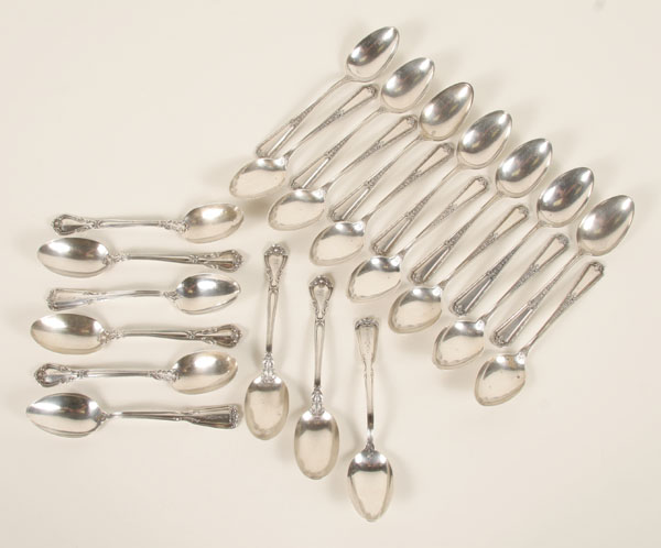 Appraisal: Towle Gorham and Reed Barton sterling spoons Lot includes fourteen