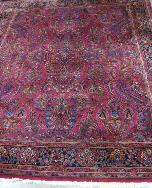 Appraisal: A vintage Karastan room size rug Sarouk design wool '