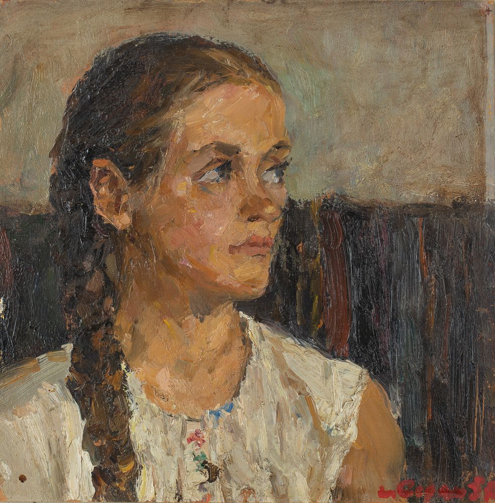 Appraisal: IVAN SOROKIN RUSSIAN - IVAN SOROKIN RUSSIAN - Moldavian Girl