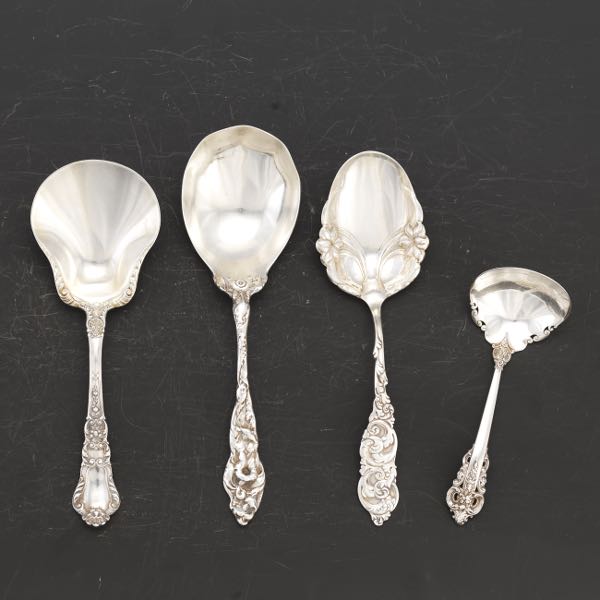 Appraisal: FOUR STERLING SILVER UTENSILS INCLUDING BY GORHAM SILVERCRAFT AFTER REED