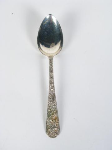 Appraisal: Seven Kirk Sterling Repousse Tablespoons