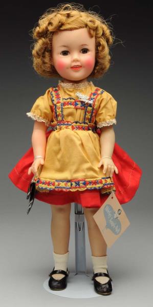 Appraisal: Colorful Ideal Vinyl Shirley Temple Doll 's all vinyl light