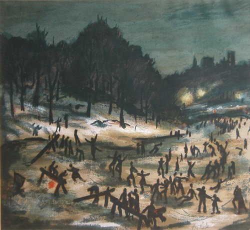 Appraisal: Artist Pytlak Leonard American - Title Skating at Night Date