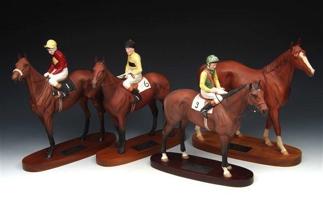 Appraisal: A BESWICK CONNOISSEUR MODEL of 'The Minstrel' designer Graham Tongue