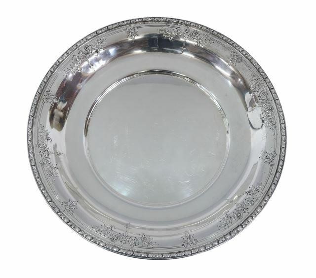 Appraisal: American sterling silver round vegetable bowl Watson Company Massachusetts gadrooned