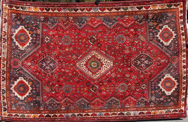 Appraisal: Persian carpet with very unusual pattern design ' x '