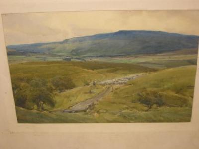 Appraisal: ARTHUR REGINALD SMITH In Ribblesdale signed inscribed label verso x